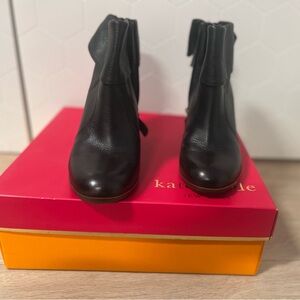 Kate Spade Black Ankle Boots